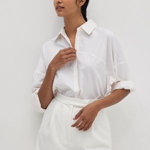 Love Bonito Maliya Striped Oversized Shirt